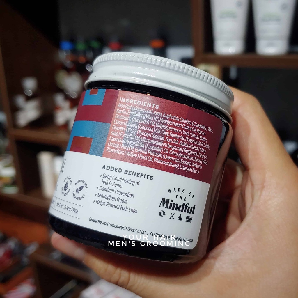 Sáp vuốt tóc Shear Revival American Gardens Clay Pomade - 96g - Chính hãng USA