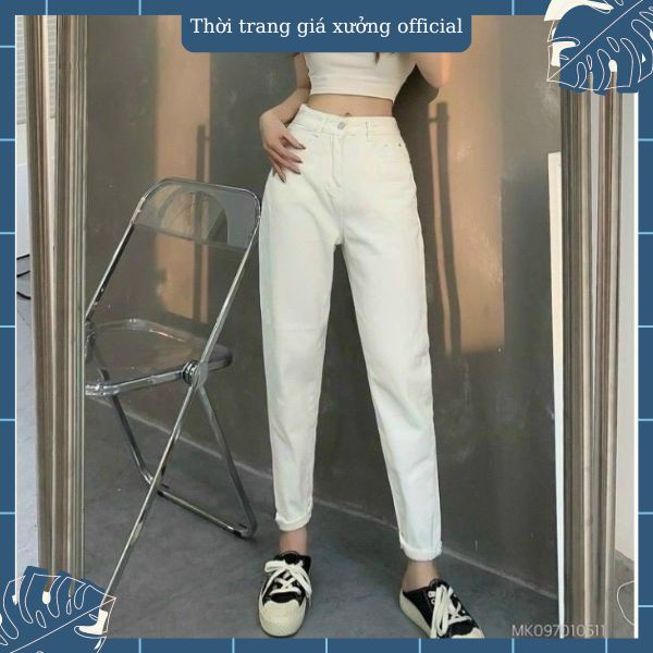 Quần baggy kaki hai màu đen trắng Thời Trang Giá Xưởng official