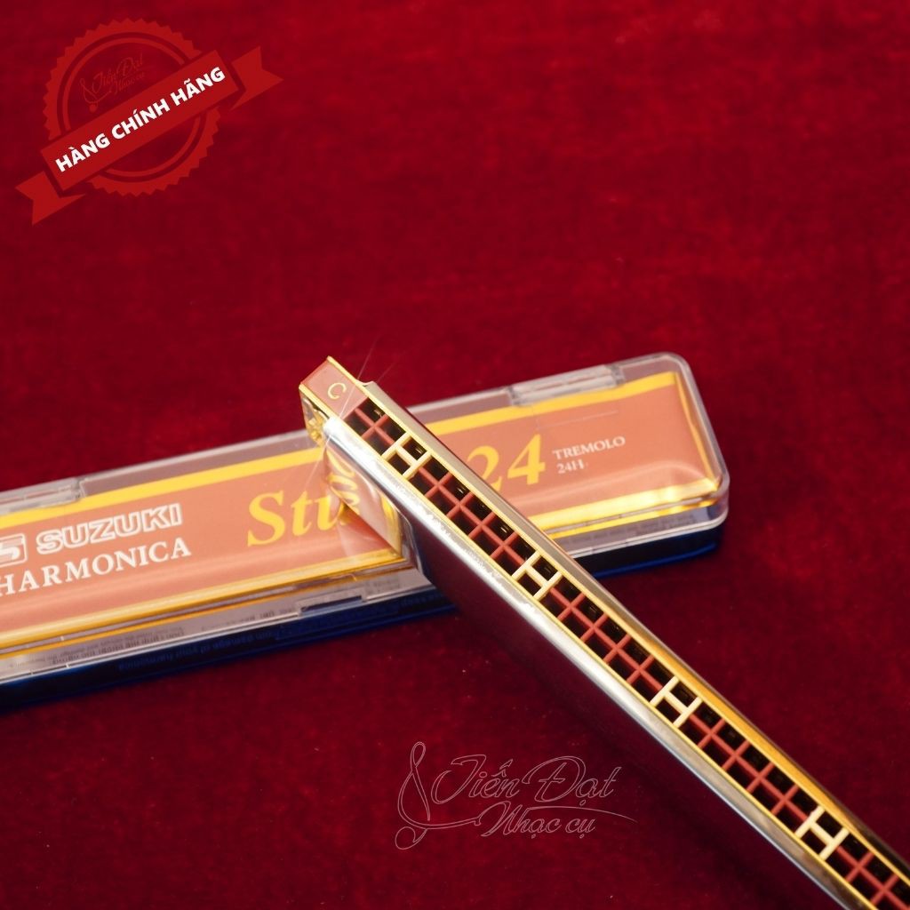 Kèn Harmonica Tremolo SU-24, Suzuki Study 24, Suzuki Winner 24, Folk Master Chính Hãng