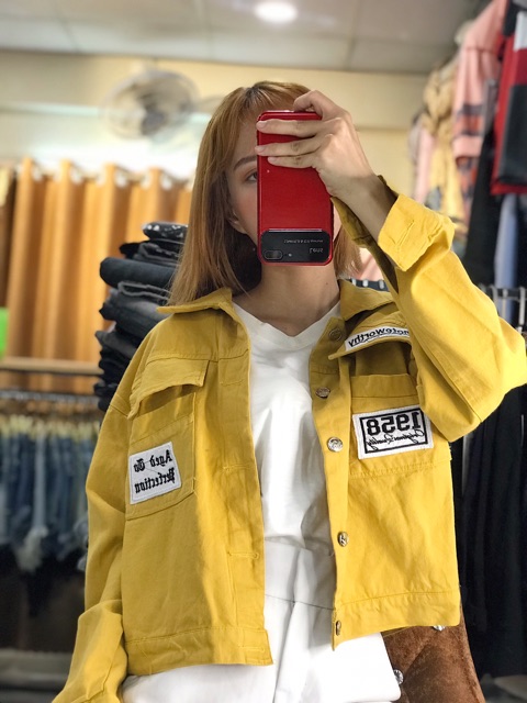 ÁO KHOÁC KAKI CHẤT LỪ CM49