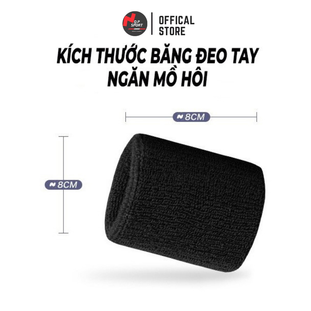 Băng Cổ Tay Thể Thao, Chặn Mồ Hôi Cổ Tay Aolikes Chất Liệu Cotton Mềm Mại Thấm Hút Nhanh