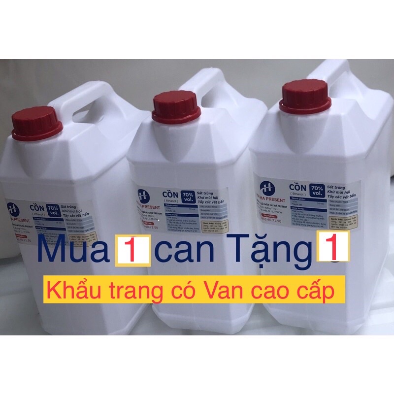 [Giao trong 3h]Cồn y tế 70 độ can 5 lít dùng để sát khuẩn và vệ sinh nhà xưởng