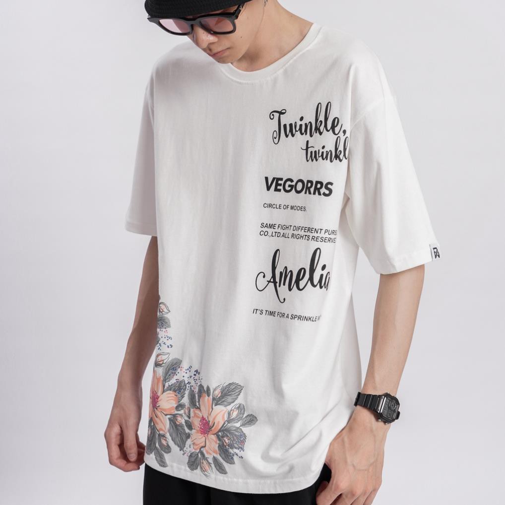 SALE Áo thun VEGORRS N7 Unisex phông trơn nam nữ tay lỡ mùa hè oversize form rộng thời trang phong cách Hàn Quốc