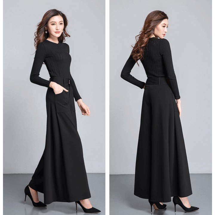 Quần ống rộng nữ đẹp sang trọng vải mềm LN02 | BigBuy360 - bigbuy360.vn