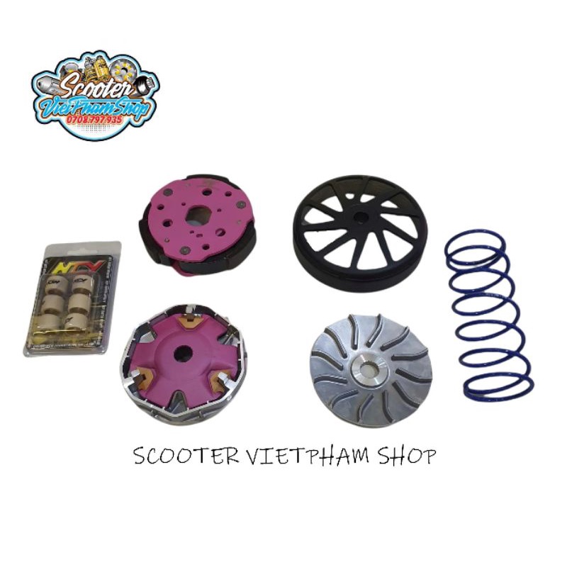 Full Nồi WF RACING Cho Vario , Click , AB 125 , AB 150 , Lead 125 , PCX , Shmode