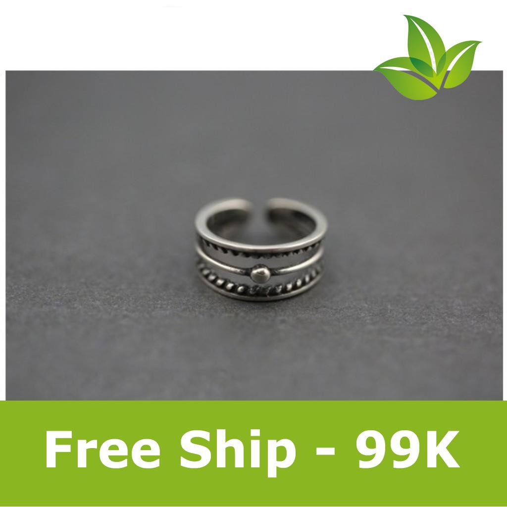 [LUCID] [Ảnh thật] Nhẫn Bạc 925 Lucid Sang Trọng - 6