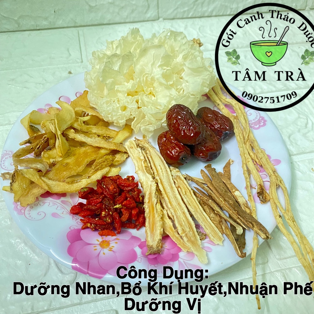 Gói canh Thảo Dược - Canh Dưỡng Nhan  -Tâm Trà