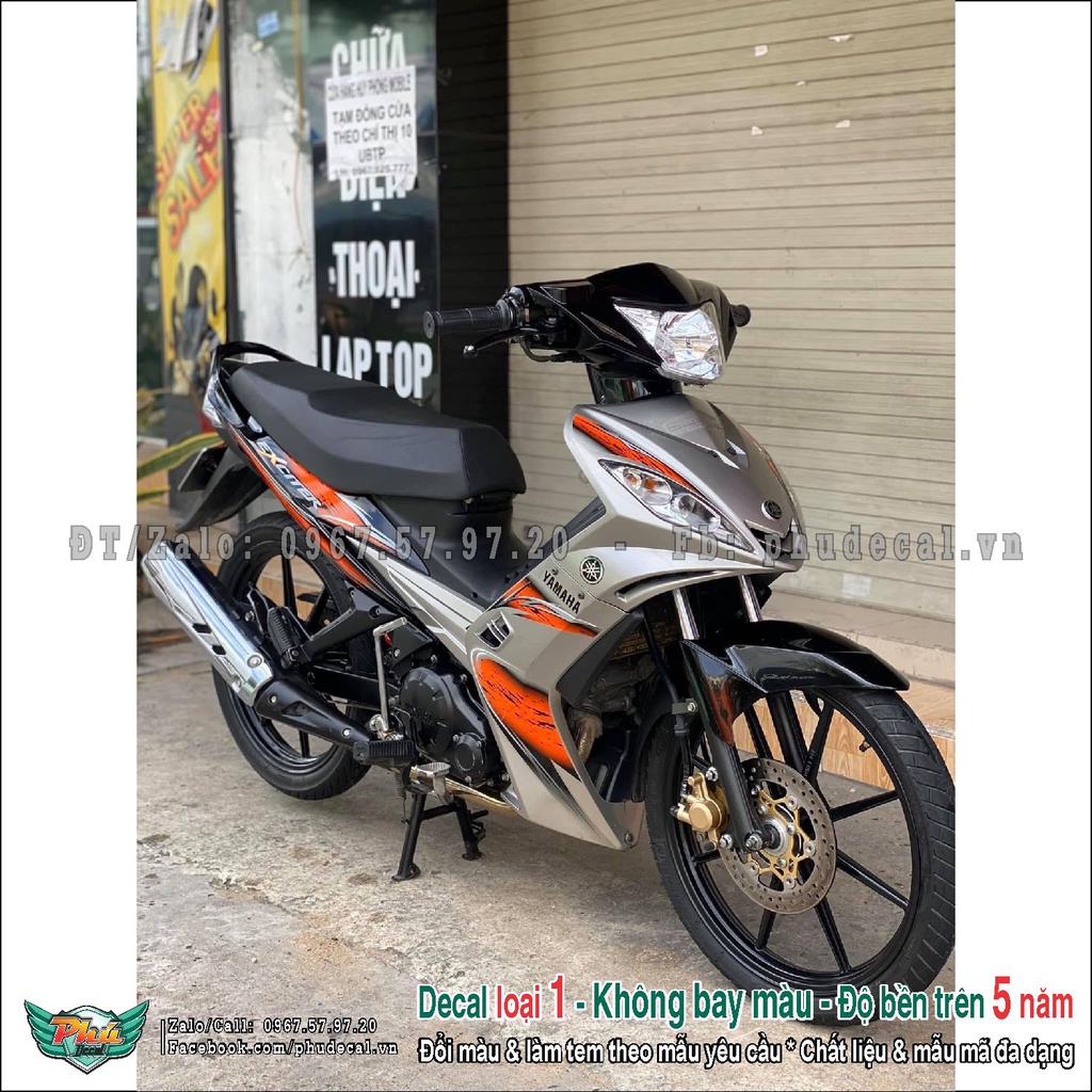 Tem rời exciter 2006 bạc cam (2)