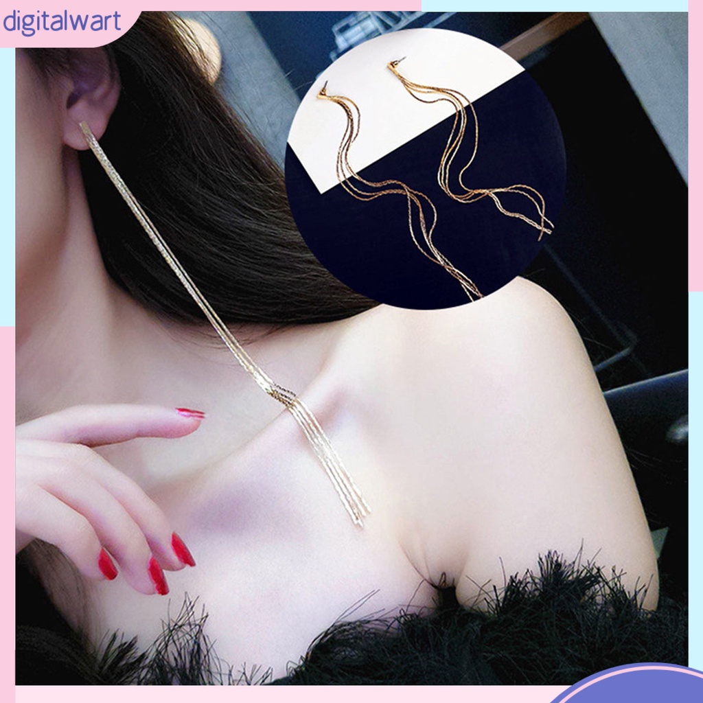 Cặp bông tai dáng dài sang trọng thời trang cho nữ