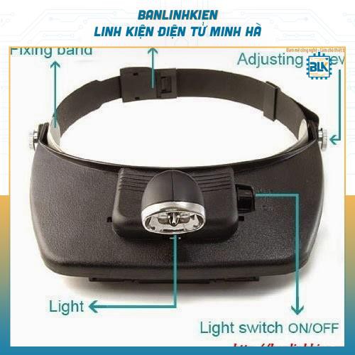 Kính Lúp Đeo Đầu MG81001-A Dùng sửa chữa thiết bị-mạch in
