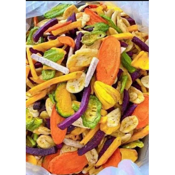 Trái cây sấy thập cẩm loại A nguyên miếng