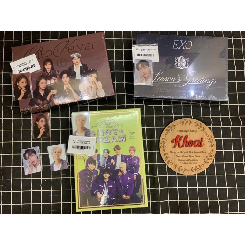 SEASONS Greetings EXO NCT RED VELVET 2022 - Bộ ảnh chào đón năm mới 2022
