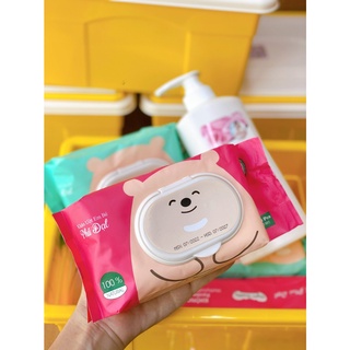 Khăn Ướt Gấu Mập Size To Phú Đạt (10 Gói)