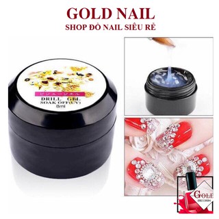 GEL  đính đá, gel gắn đá khối màu trong  ( UV/LED) 8ml