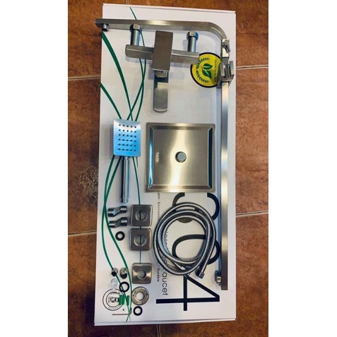 Sen Cây Tắm Đứng Nóng Lạnh Inox SUS 304 thân Vuông Cao cấp giá rẻ tại Tphcm,Hà Nội, Đà Nẵng, Đà Lạt, Phú Quốc