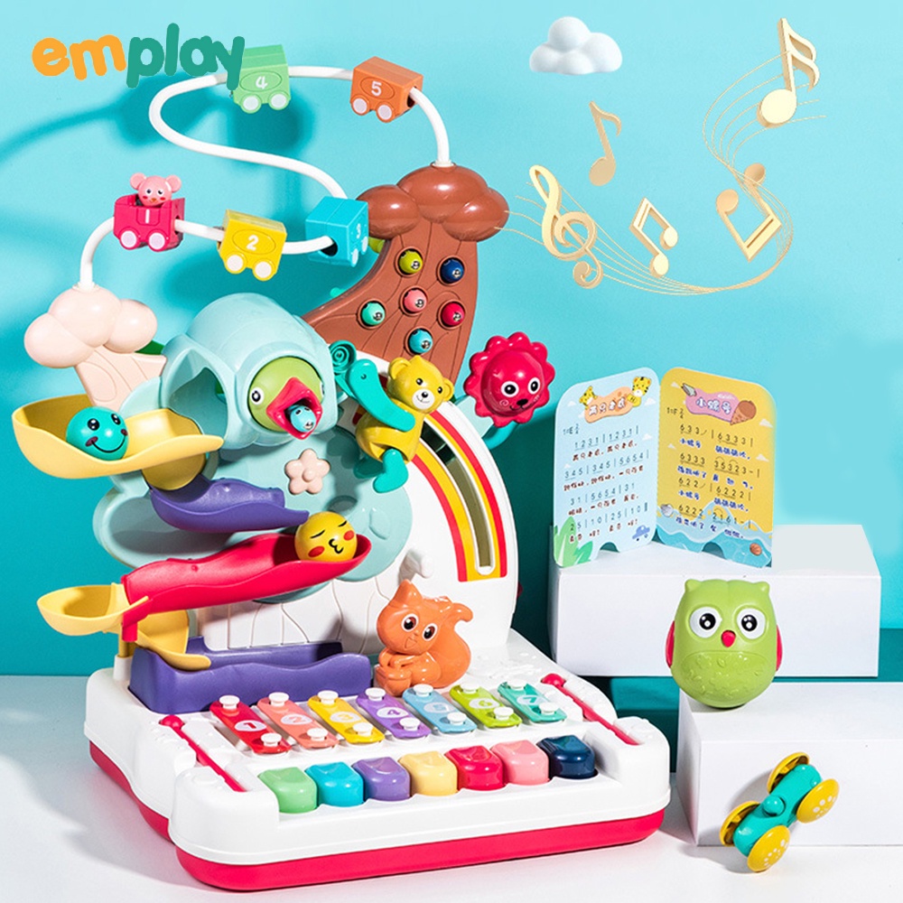 Đồ chơi cho bé giáo dục sớm 8 in 1 cao cấp Emplay giúp phát triển toàn diện, chất liệu nhựa ABS an toàn cho trẻ nhỏ