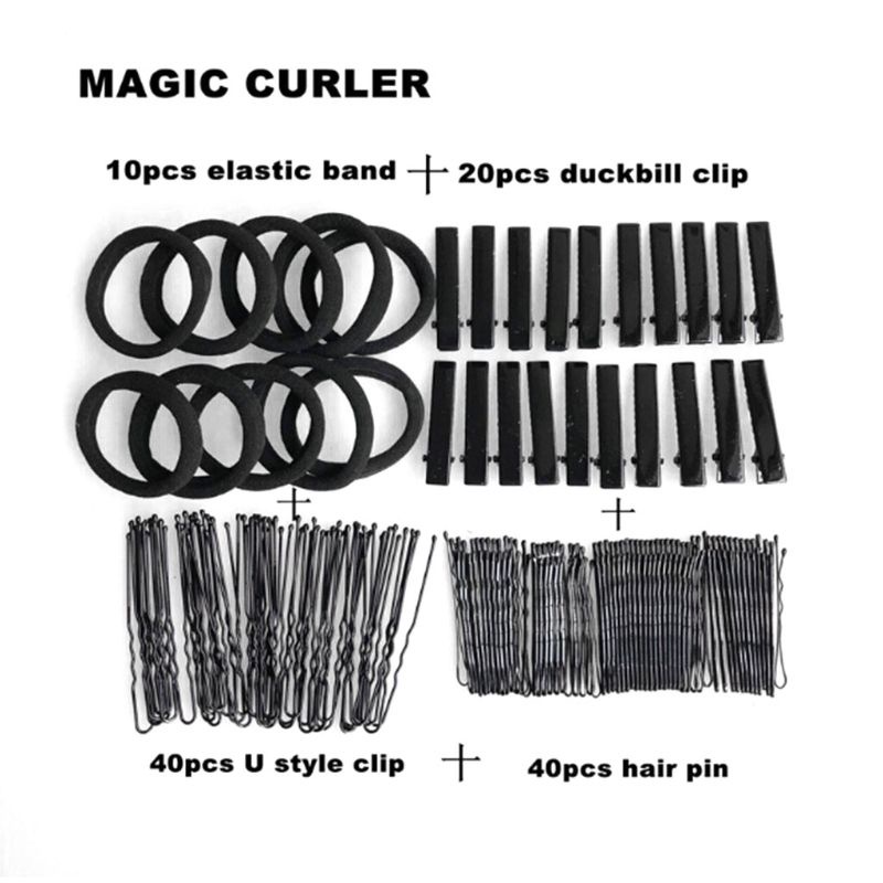 Set 40 Kẹp Tóc Chữ U 40 / 20 / 10 Kẹp Tóc Mỏ Vịt Đàn Hồi Trang Điểm