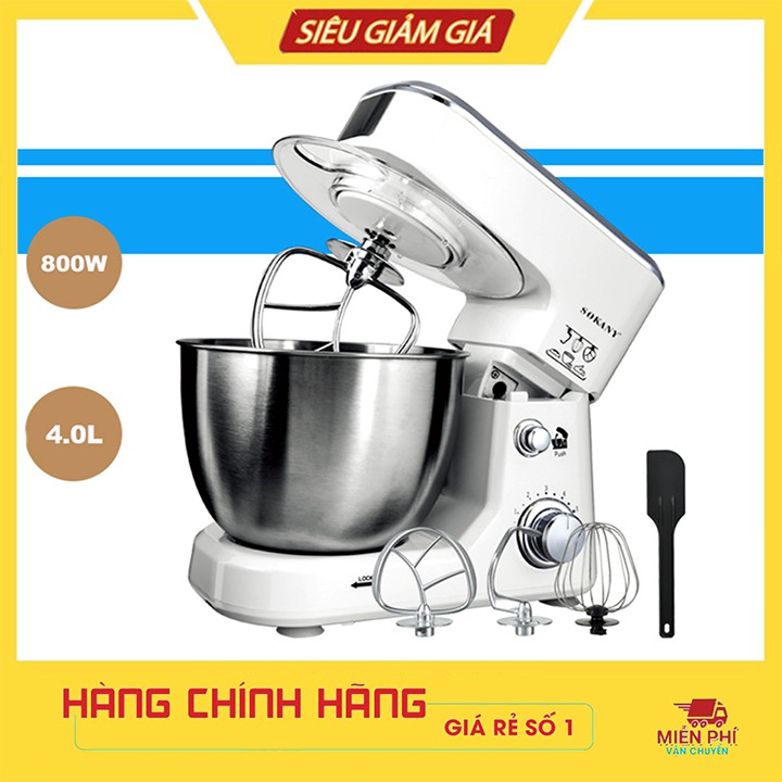 Máy trộn bột bánh mì, bánh bao SOKANY SC-209 800W [BH 12 Tháng]