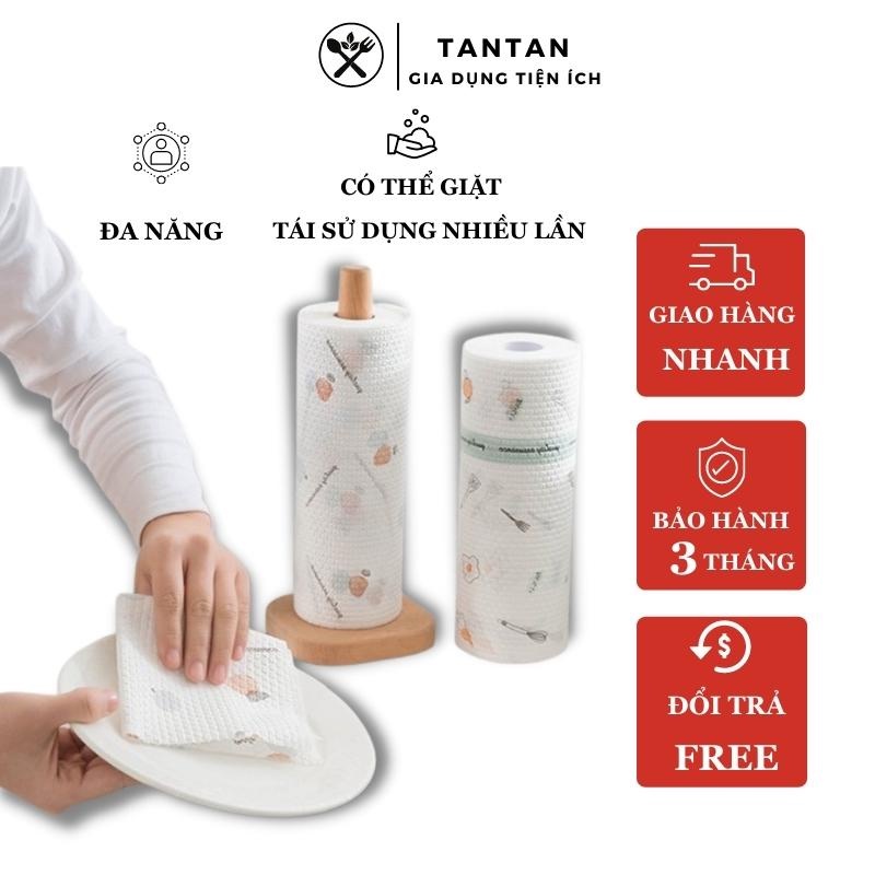 Khăn giấy lau bếp, giấy lau bếp đa năng có thể giặt tái sử dụng nhiều lần