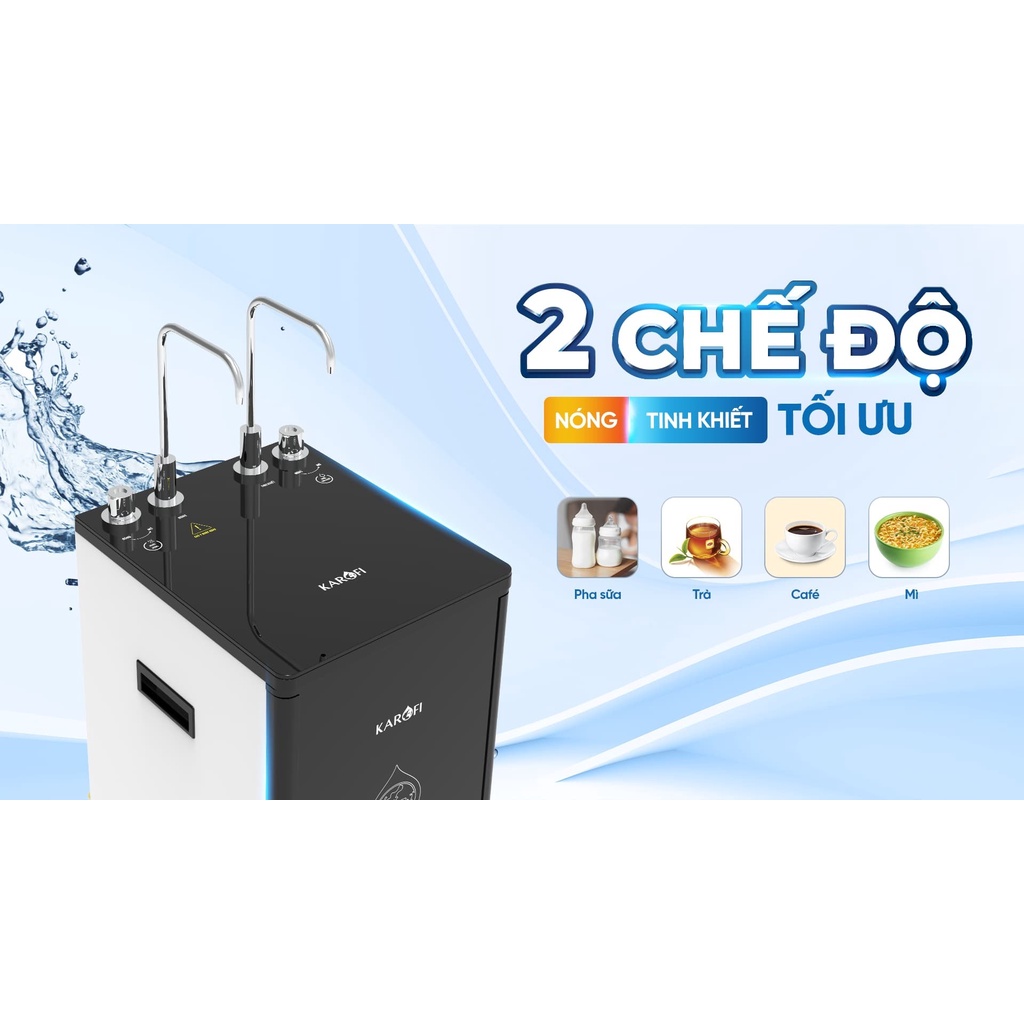 Máy lọc nước nóng nguội Karofi KAH-D10