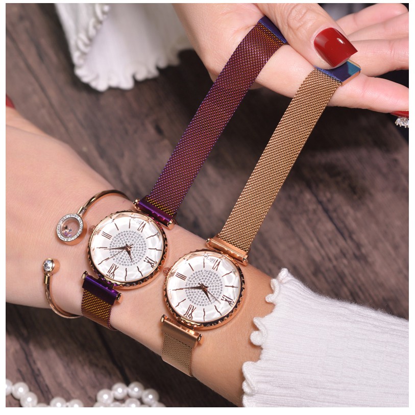 Đồng Hồ Nữ GOGOEY 4426 Dây Thép Lụa, Khóa Nam Châm Mặt Vát 3D Tinh Tế, Thời Trang - HÀNG CHÍNH HÃNG [CÓ VIDEO_ẢNH THẬT] | BigBuy360 - bigbuy360.vn