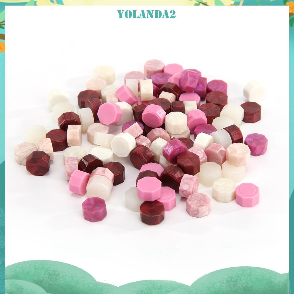 Bộ 100 Viên Sáp Niêm Phong Phong Cách Retro Làm Đồ Thủ Công