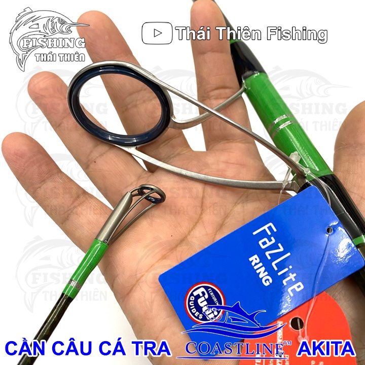 Cần Câu Cá Coastline Akita Khoen Fuji FazLite 3m0 Chuyên Câu Cá Tra Sông, Hồ Dịch Vụ