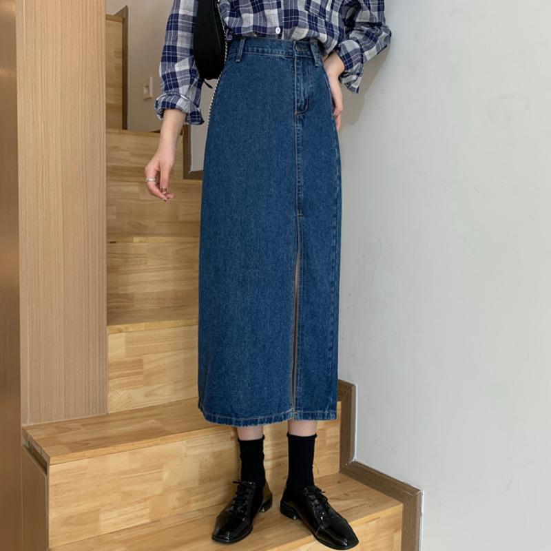 Chân Váy Jean Ôm Thời Trang Nữ 2020