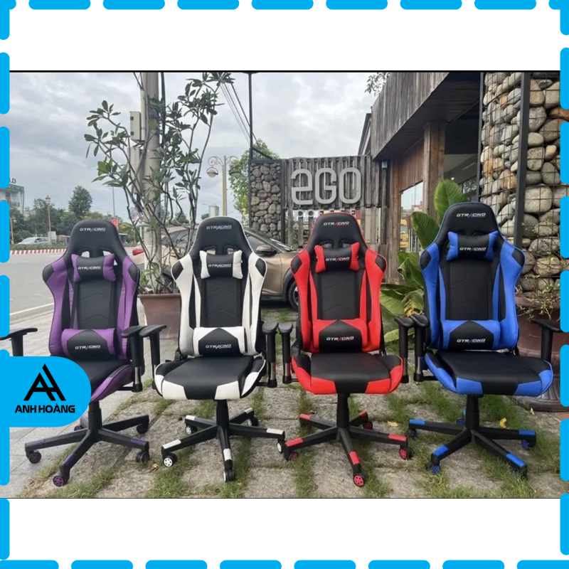 Ghế Live Stream GTRACING tay điều chỉnh 3D - Da Pu 3 lớp - Bảo hành 24 tháng MỚI
