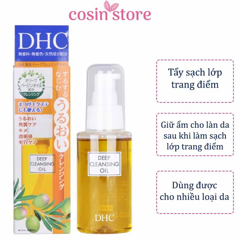 Dầu tẩy trang Olive DHC Deep Cleansing Oil 70ml