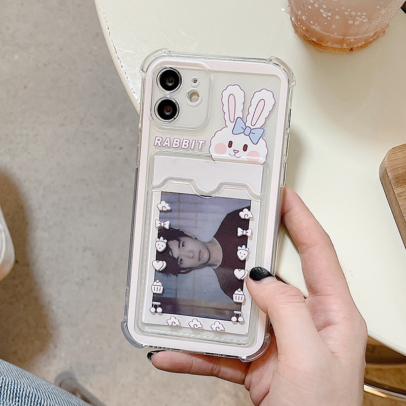 Ốp Điện Thoại Màu Hồng Họa Tiết Dâu Tây Cho Iphone 14promax / 13mini 11 / 12pro 678Plus / xsmax / xr