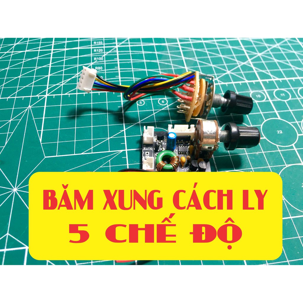 Mạch băm xung cách ly 5 chế độ PIC 12f683