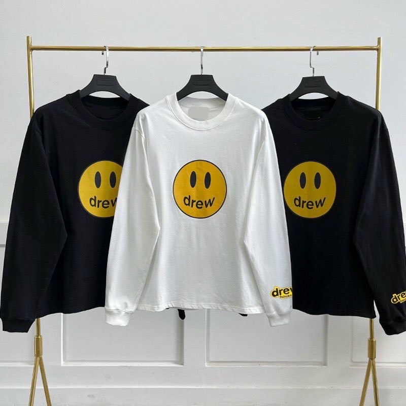 Áo Sweater Drew Oversize , Áo Thun Drew Mặt Cười Cao Cấp - GenZ Pucca | BigBuy360 - bigbuy360.vn