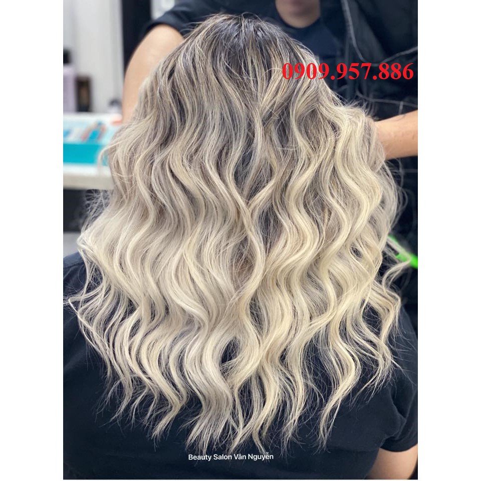 Dầu Gội Tím Elgon Khử Vàng, Giữ Màu Tóc Khói Xám Bạch Kim SIÊU BỀN từ 3 đến 6 tháng gói 10 ML