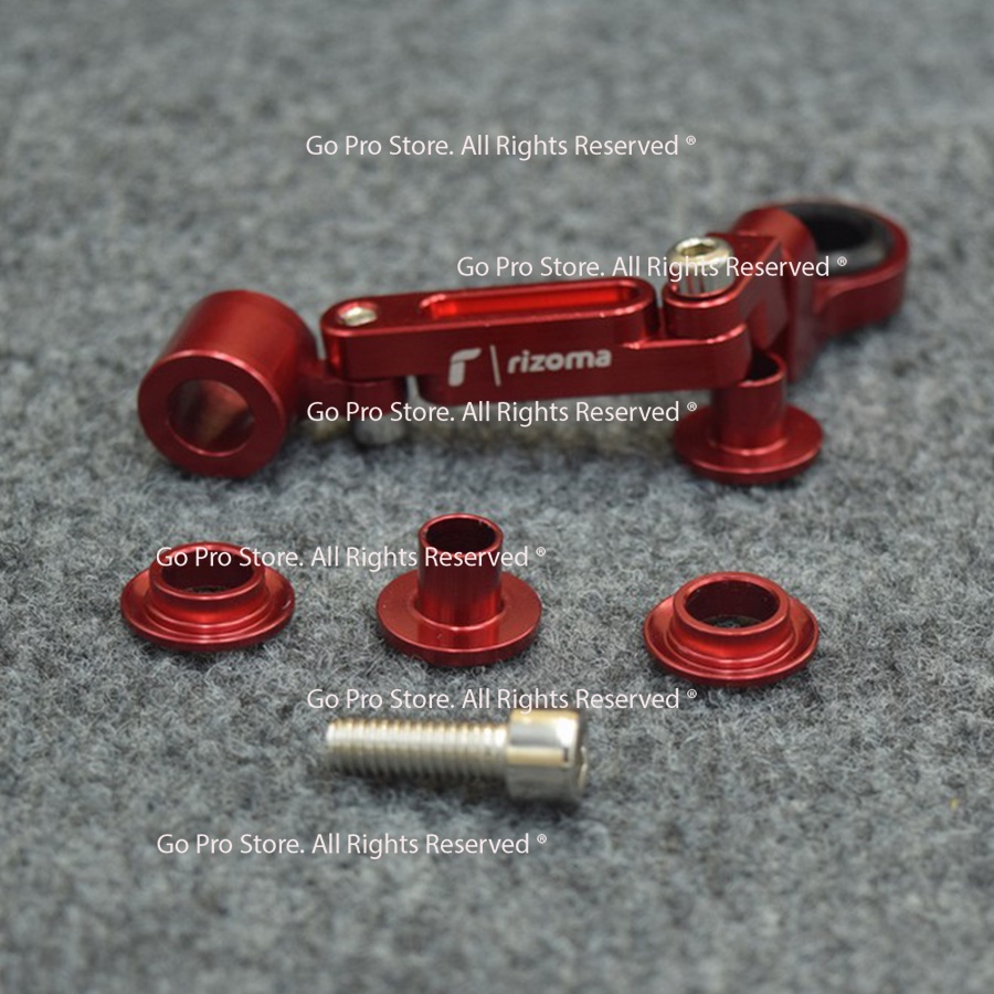 Pat Gắng Bình Dầu Sau RZM G1144 Gắng Xe Máy Nhôm CNC