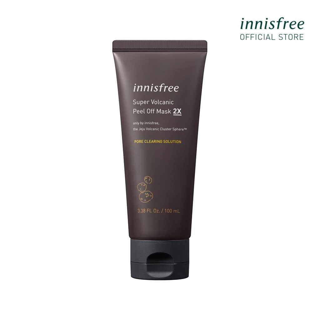 Siêu mặt nạ chăm sóc lỗ chân lông dạng lột innisfree Super Volcanic Peel Off Mask 2X 100ml