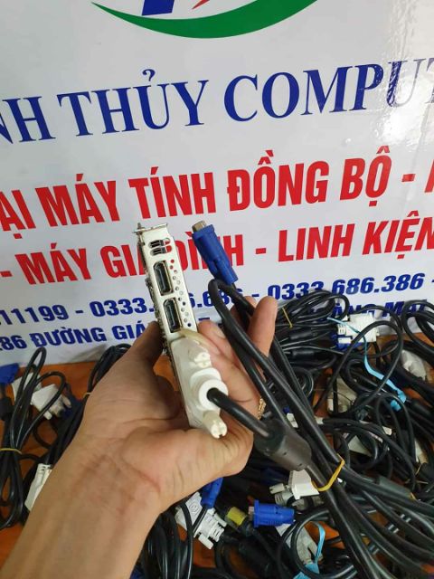 Cáp DVI ra DVI - VGA ra VGA hàng New bóc zin theo Màn hình và Dây Cáp 24+5