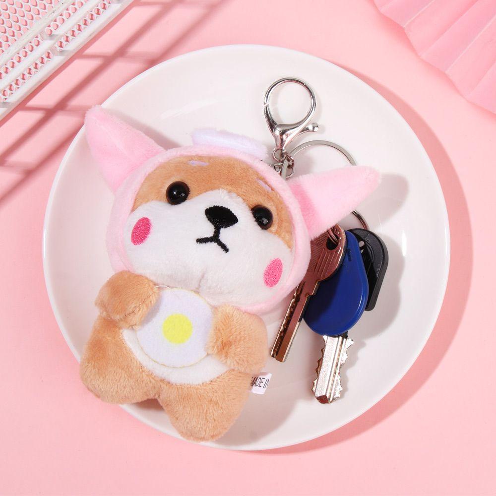 LEILY Móc Khóa Hình Chú Chó Corgi Đáng Yêu