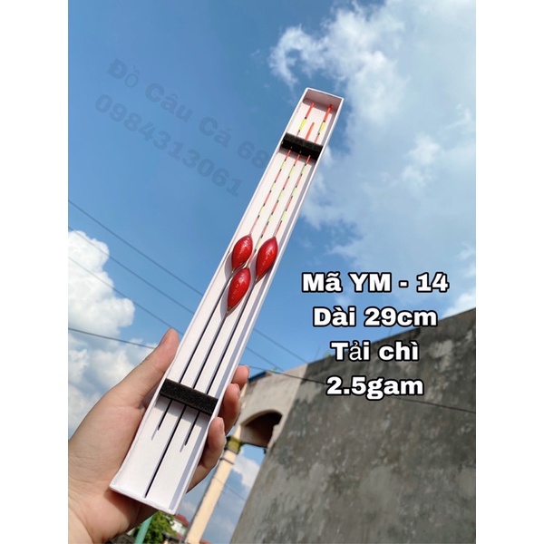 Phao Câu Đài_ Bộ 3 Phao Câu Đài Nano_ Phao Kim Câu Cá