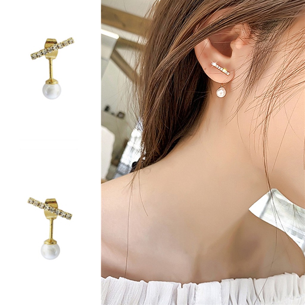 Hoa Tai Bạc S925 Đính Ngọc Trai Thời Trang Dành Cho Nữ A0020