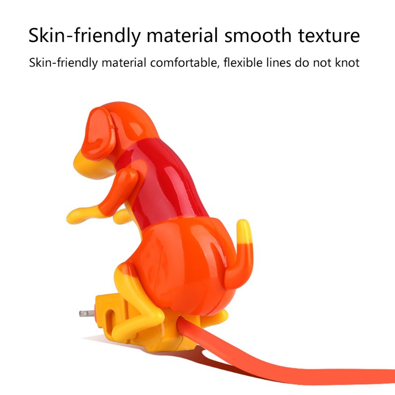 Dây Cáp Sạc Truyền Dữ Liệu Đầu Usb Sang Thiết Kế Hình Chú Cún Dễ Thương Cho ip