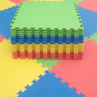 [Set 6 Miếng] Thảm Xốp Ghép Nhiều Màu Kích Thước 60x60cm Lát Sàn Trang Trí Nhà Cửa