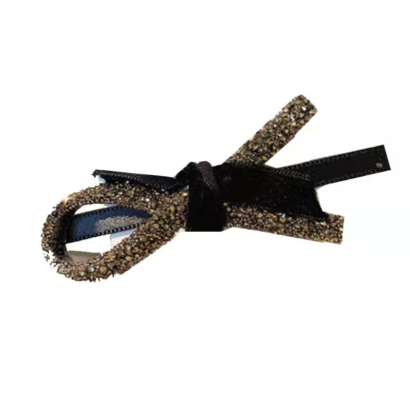 Kẹp Tóc Nơ Chéo Đính Đá 2022