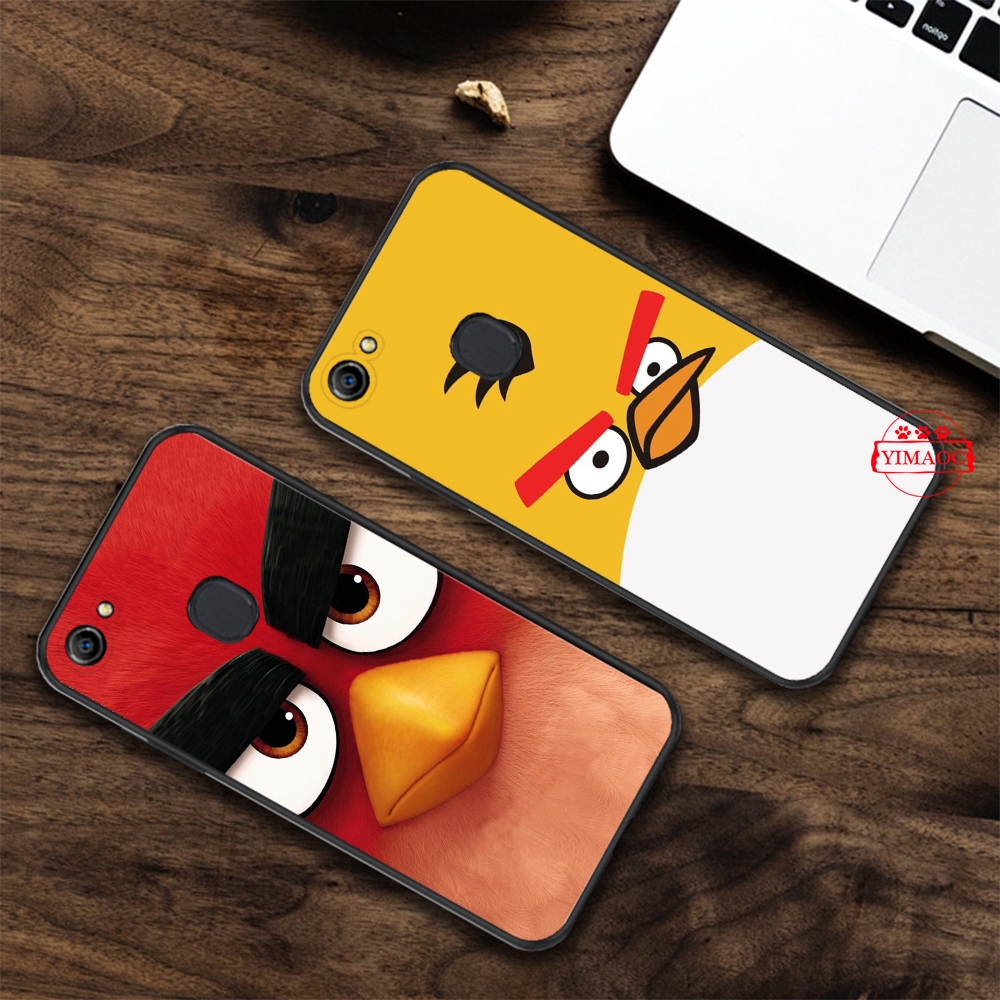 Ốp điện thoại dẻo họa tiết hoạt hình Angry birds dễ thương cho OPPO A3S A5 A37 A39 A5S A7 A59 F1S F3 A1 F5 F7 F9 5A