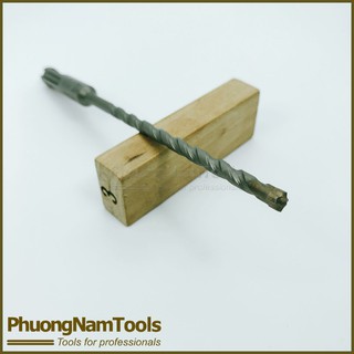 Mũi khoan bê tông Heller 4 Ngạnh size: 5x160mm - Hình chữ thập - SDS Plus, Made in Germany