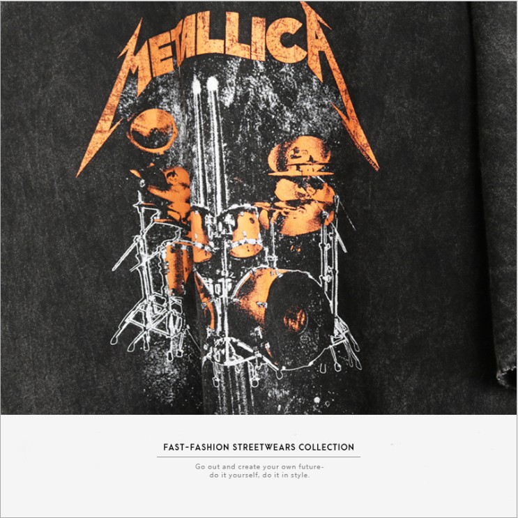 Áo Thun Nam đường phố Vintage Metallica Oversize Nội Địa Cao Cấp(TSLC01) | BigBuy360 - bigbuy360.vn