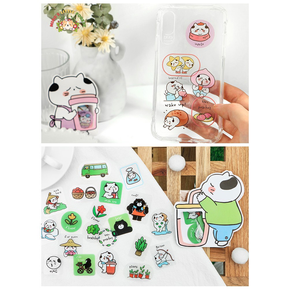 STICKER MÈO SLEEPY CAT | MST252