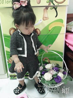 Combo Sét váy dạ cho bé gái ( Thanh)