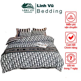 [Set] Chăn ga gối 💎SALE💎 drap giường nhẹ họa tiết kẻ caro hàn quốc chăn ga gia đình chất liệu Cotton cao cấp Linh Vũ