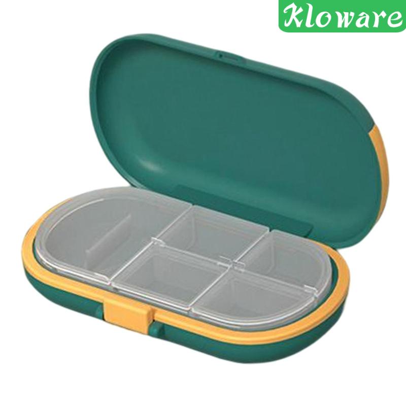 Hộp Đựng Thuốc Di Động Kèm Dao Cắt Tiện Dụng Mang Theo Du Lịch